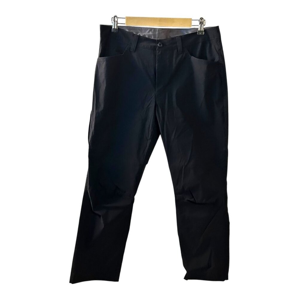 Eddie Bauer Men's Tech Pants Black Size 34x30 – Lightweight Stretch Utility Trai